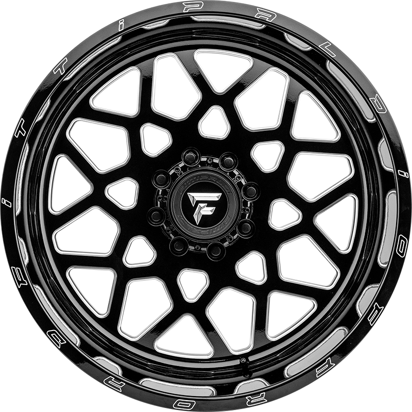 Fittipaldi FTF11 Black Milled 22x12 -51 8x170mm 125.2mm - WheelWiz