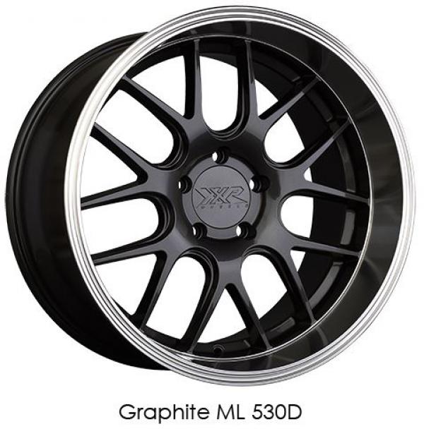 XXR Wheels 530D Graphite / ML 18x9 +35 5x100mm 73.1mm - WheelWiz