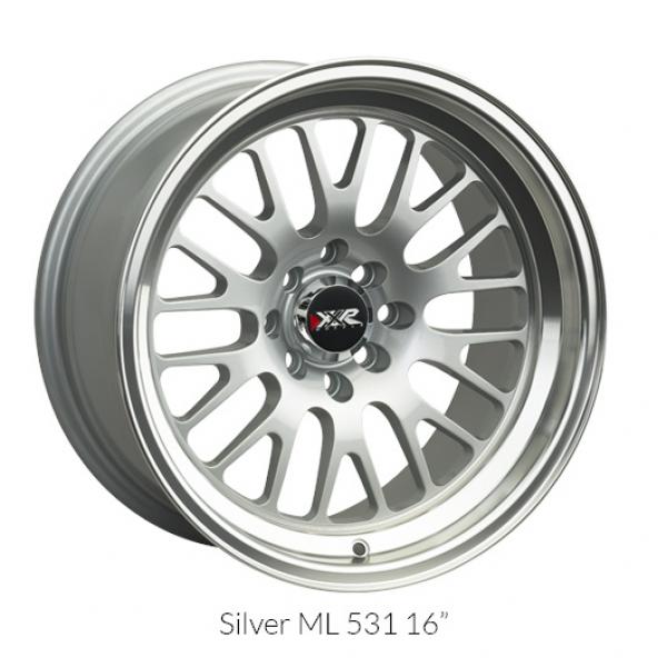 XXR Wheels 531 Hyper Silver / ML 17x9 +35 5x100,5x114.3mm 73.1mm - WheelWiz