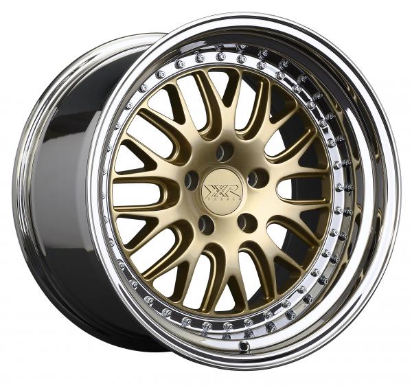 XXR Wheels 570 Hyper Gold / Platinum Lip 20x9 +35 5x114.3mm 73.1mm - WheelWiz