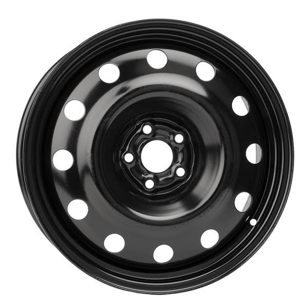 Steel STEEL WHEEL Gloss Black 17x7 +45 5x112mm 57.1mm - WheelWiz