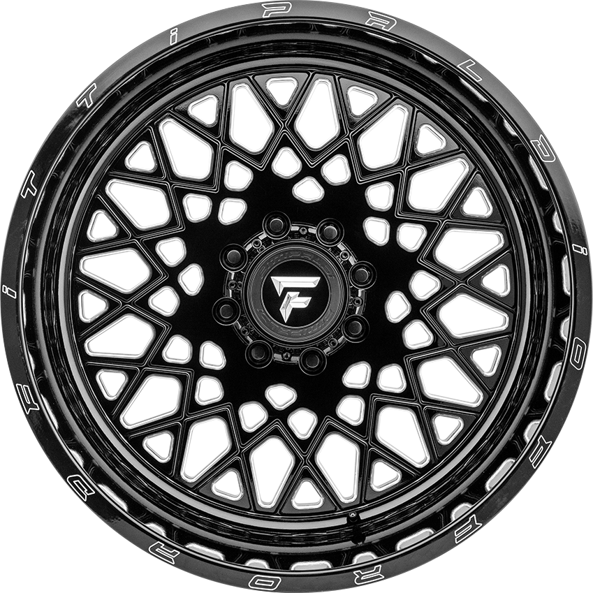 Fittipaldi FTF10 Black Milled 24x12 -51 6x139.7mm 78.1mm - WheelWiz