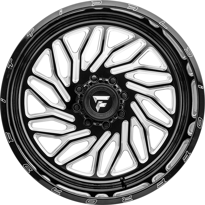 Fittipaldi FTF13 Black Milled 22x14 -76 8x170mm 125.2mm - WheelWiz