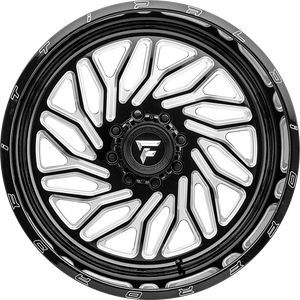 Fittipaldi FTF13 Black Milled 22x14 -76 8x170mm 125.2mm - WheelWiz