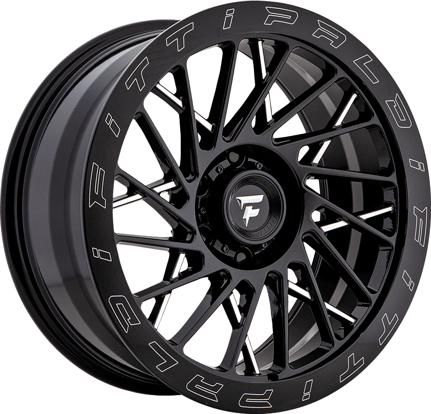 Fittipaldi FTF03 Black Milled 20x9 +6 5x127mm 71.5mm - WheelWiz