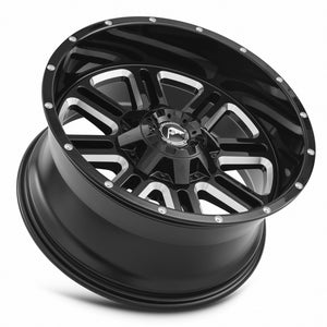 American Off-Road A106 Black Milled Spoke 20x10 -24 8x165.1mm 125.2mm - WheelWiz