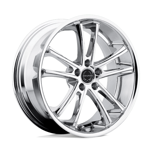 Asanti Black ABL-1 PEGASI Chrome 22x10 0 Custom 74.1mm - WheelWiz