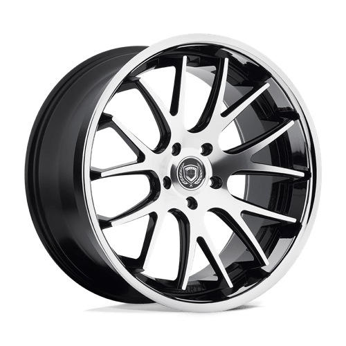 Asanti Black ABL-3 CASTOR Machined Face Ss Lip 20x10 0 Custom 74.1mm - WheelWiz