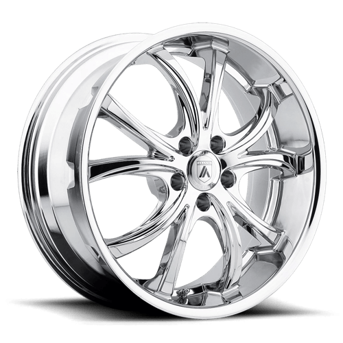 Asanti Black ABL-8 ELEKTRA Chrome 22x9 0 Custom 74.1mm - WheelWiz