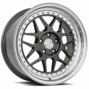 ARC AR9 Gun Metal Machined Lip 18x8.5 +35 5x112mm 73.1mm - WheelWiz