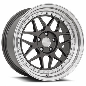 ARC AR9 Gun Metal Machined Lip 18x9.5 +35 5x108mm 73.1mm - WheelWiz