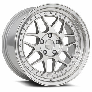 ARC AR9 Silver Machined Face 18x8.5 +35 5x112mm 73.1mm - WheelWiz