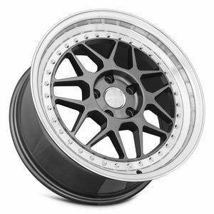 ARC AR9 Gun Metal Machined Lip 18x8.5 +35 5x114.3mm 73.1mm - WheelWiz