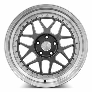 ARC AR9 Gun Metal Machined Lip 18x9.5 +22 5x108mm 73.1mm - WheelWiz