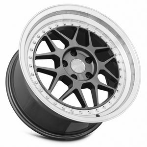 ARC AR9 Gun Metal Machined Lip 18x9.5 +22 5x108mm 73.1mm - WheelWiz