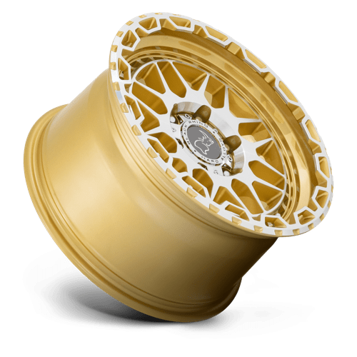 Black Rhino HOLCOMB Gloss Gold With Mirror Cut Face 18x9.5 -18 5x127mm 71.5mm - WheelWiz