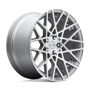 Rotiform R110 BLQ Gloss Silver Machined 18x8.5 +35 5x120mm 72.6mm - WheelWiz