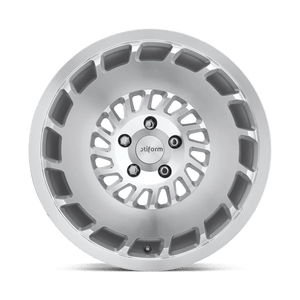 Rotiform R135 CCV Gloss Silver Machined 18x8.5 +45 5x112mm 66.6mm - WheelWiz