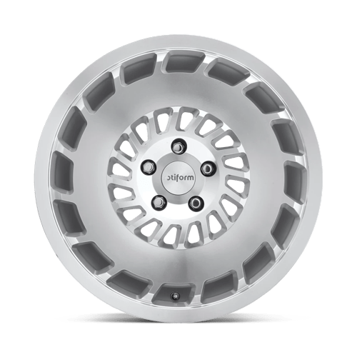 Rotiform R135 CCV Gloss Silver Machined 19x8.5 +35 5x112mm 66.6mm - WheelWiz