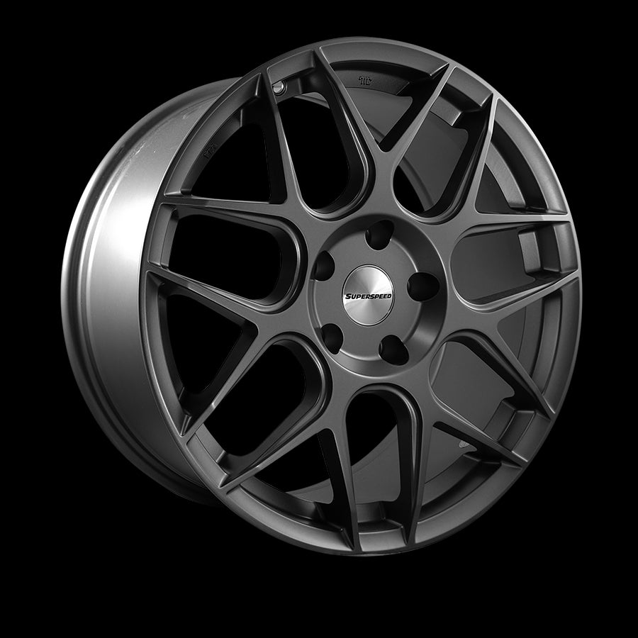 Superspeed SS03 Matt Gunmetal 18x8.5 +40 5x114.3mm 73.1mm - WheelWiz
