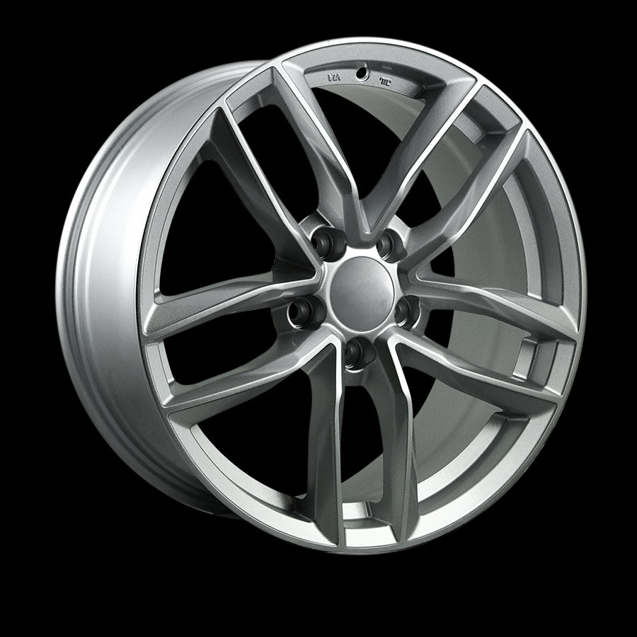 OEPlus AU03 Silver 18x8 +35 5x112mm 66.6mm - WheelWiz