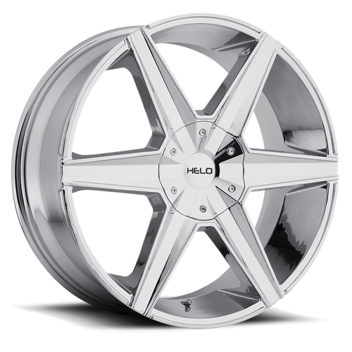 Helo HE887 Chrome 22x9 +15 Custom 72.6mm - WheelWiz