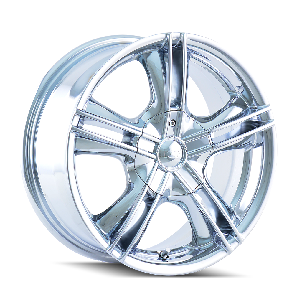 ION 161 Chrome 18x7.5 +40 5x110|5x115mm 72.62mm - WheelWiz