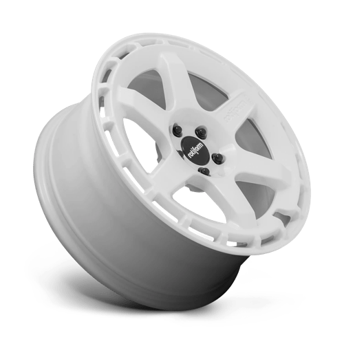 Rotiform R183 KB1 Gloss White 19x8.5 +35 Custom 66.6mm - WheelWiz