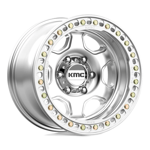KMC KM233 HEX BEADLOCK Machined 17x9 -38 Custom 108mm - WheelWiz