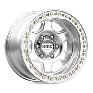 KMC KM233 HEX BEADLOCK Machined 20x10 -48 Custom 108mm - WheelWiz