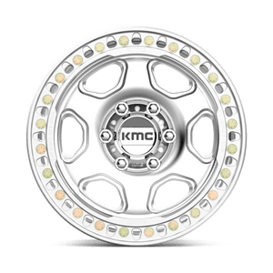 KMC KM233 HEX BEADLOCK Machined 20x10 -48 Custom 108mm - WheelWiz