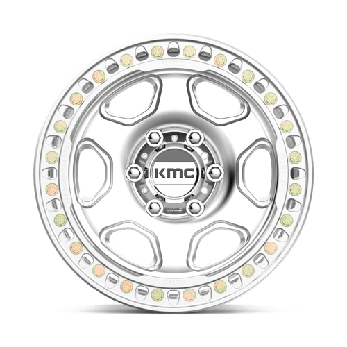 KMC KM233 HEX BEADLOCK Machined 20x10 -48 Custom 72.6mm - WheelWiz