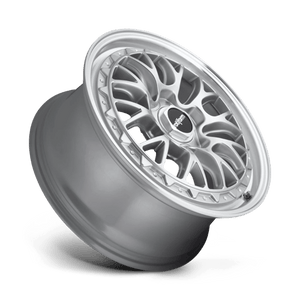 Rotiform R155 LSR Gloss Silver Machined 19x10 +35 5x112mm 66.6mm - WheelWiz