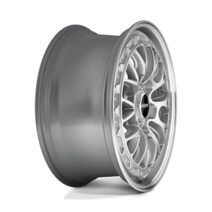 Rotiform R155 LSR Gloss Silver Machined 19x8.5 +45 5x112mm 66.6mm - WheelWiz