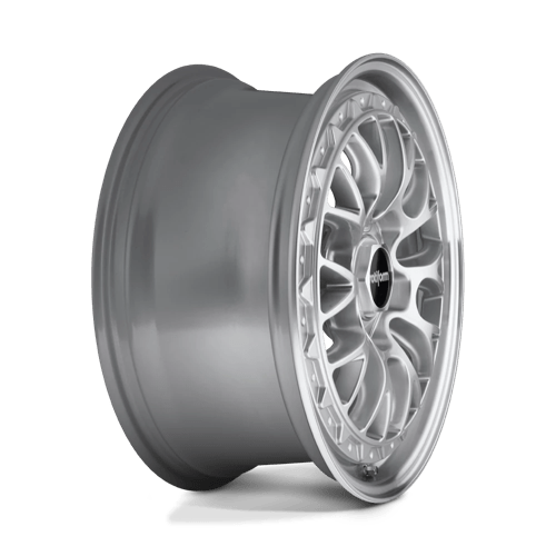 Rotiform R155 LSR Gloss Silver Machined 18x9.5 +35 5x114.3mm 72.6mm - WheelWiz