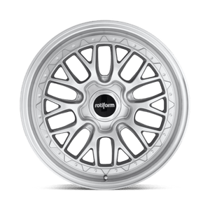 Rotiform R155 LSR Gloss Silver Machined 18x9.5 +35 5x112mm 66.6mm - WheelWiz