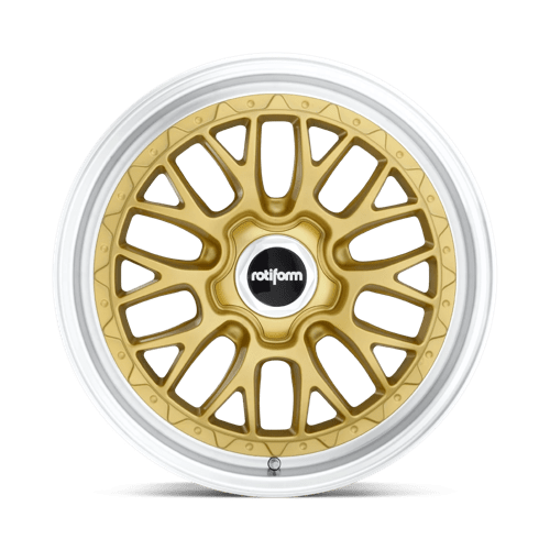 Rotiform R156 LSR Matte Gold Machined 19x10 +25 5x112mm 66.6mm - WheelWiz