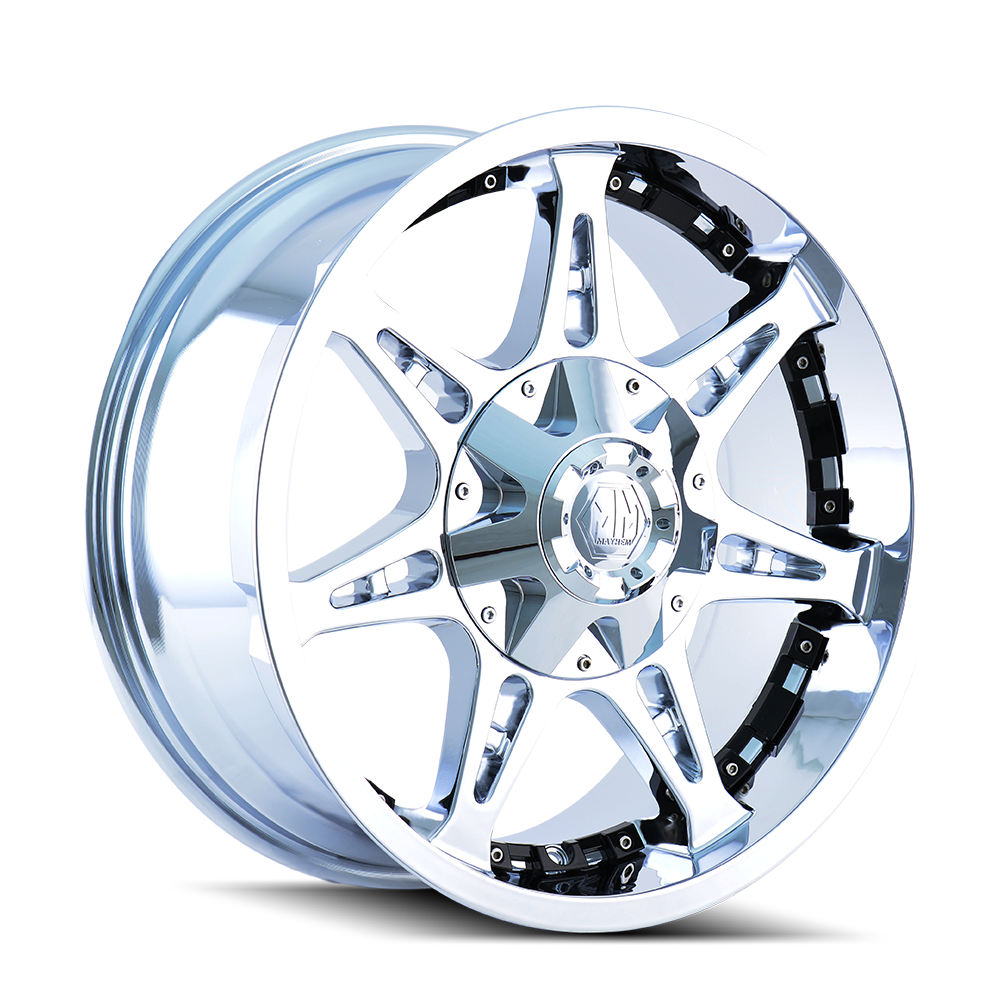 Mayhem MISSILE Chrome 20x12 -44 6x135|6x139.7mm 106mm - WheelWiz