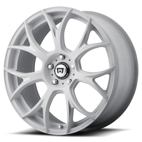 Motegi MR126 Matte White With Milled Accents 19x9.5 +40 Custom 57.1mm - WheelWiz
