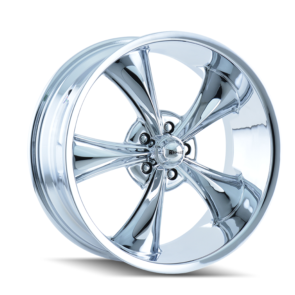 Ridler 695 Chrome 20x10 +38 5x114.3mm 72.62mm - WheelWiz