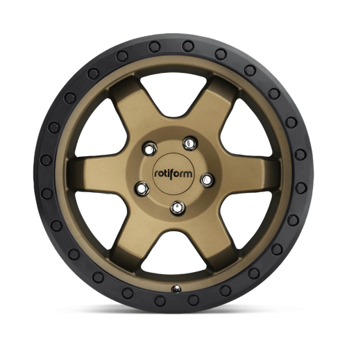 Rotiform R150 SIX-OR Matte Bronze Black Bead Ring 20x9 +01 6x135mm 87.1mm - WheelWiz