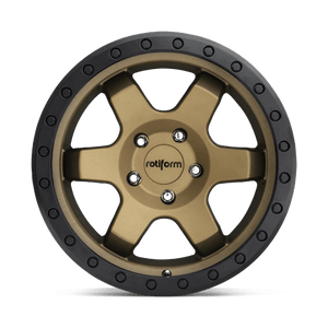 Rotiform R150 SIX-OR Matte Bronze Black Bead Ring 20x9 +01 6x135mm 87.1mm - WheelWiz