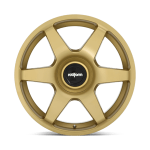 Rotiform R118 SIX Matte Gold 18x8.5 +45 5x100|5x112mm 66.6mm - WheelWiz