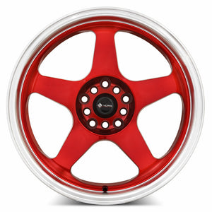 Vors SP1 Red Machine Lip 18x8 +35 5x105mm 73.1mm - WheelWiz