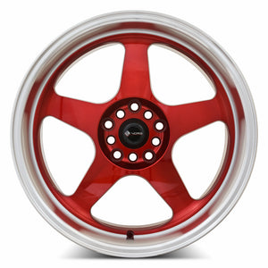 Vors SP1 Red Machine Lip 18x9 +35 5x100|5x114.3mm 73.1mm - WheelWiz