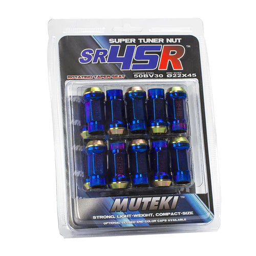 Muteki SR45R Lug Nuts 12 x 1.25 (Open Ended) - WheelWiz