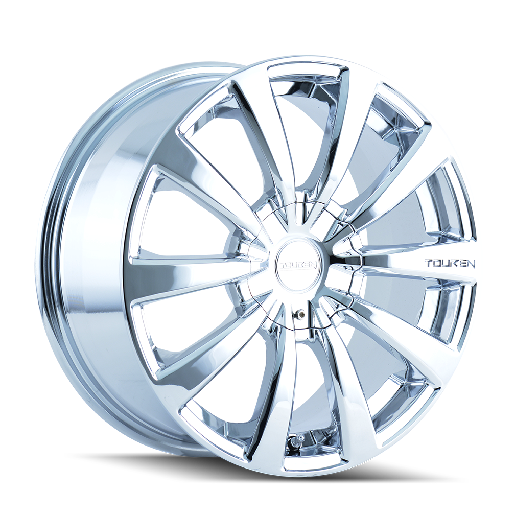 Touren TR3 Chrome 20x8.5 +40 5x114.3|5x120mm 72.62mm - WheelWiz