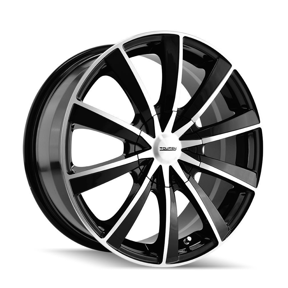 Touren TR10 Black/machined face 18x8 +40 5x110|5x115mm 72.62mm - WheelWiz