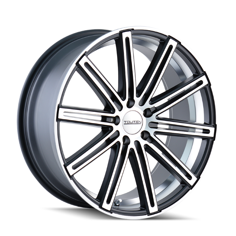 Touren TR40 Matte black/machined face/machined undercut 20x9.5 +25 5x120mm 74.1mm - WheelWiz