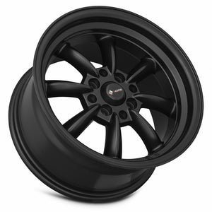 Vors TR9 All Matte Black 15x8 +20 4x108mm 73.1mm - WheelWiz